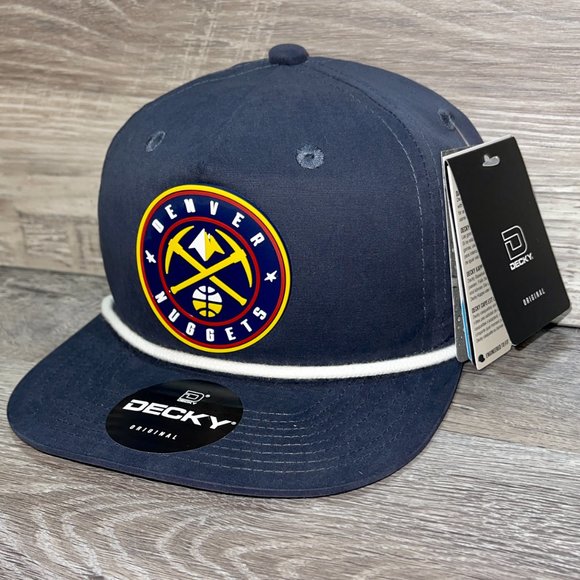 Nike | Accessories | Denver Nuggets 3d Classic Rope Hat Navy White ...